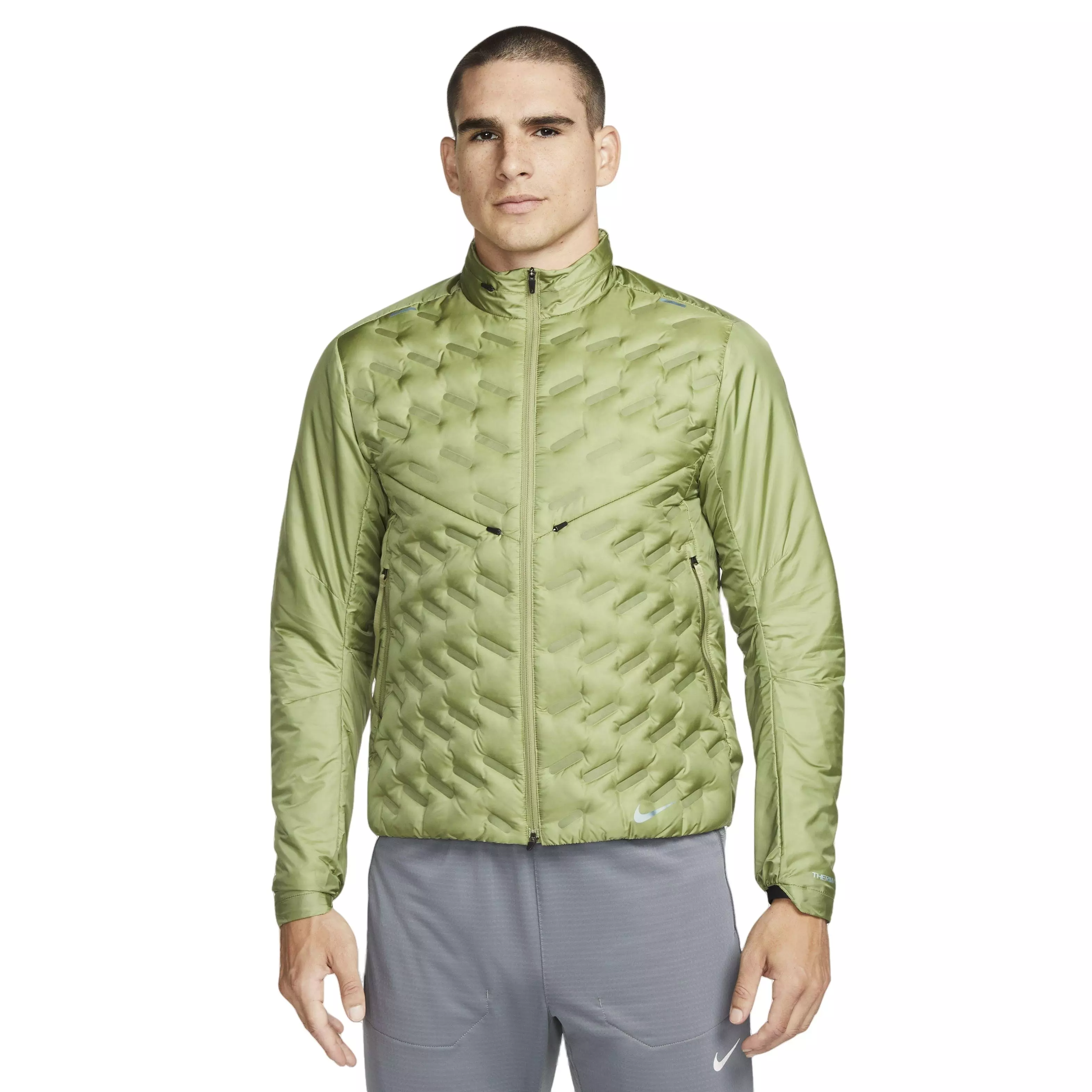 Nike Men's Therma-FIT ADV Repel Down-Fill Running Jacket-Green